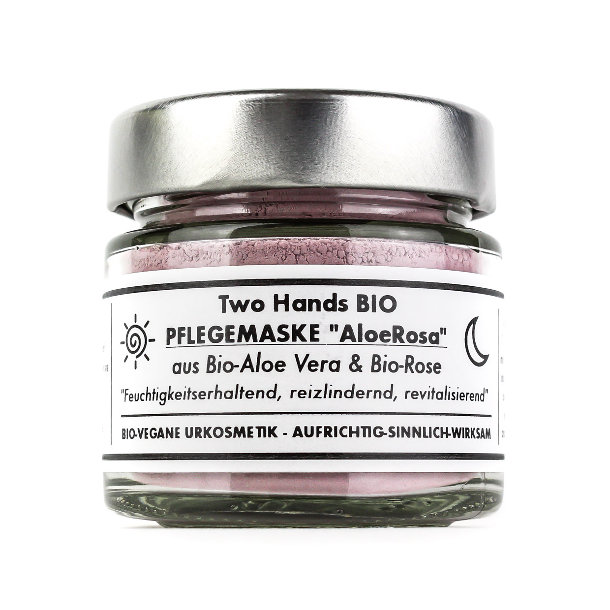 PflegeMaske „AloeRosa“ aus Bio-Aloe Vera & Bio-Rose - Bio Vegan