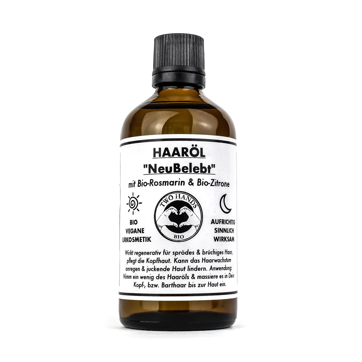 Haaröl "NeuBelebt" mit Bio-Rosmarin & Bio-Ingwer - Bartöl - Bio Vegan