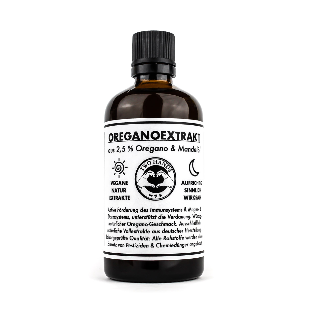 Oreganoextrakt aus fairem Oregano & Mandelöl - Nahrungsergänzung aus Naturextrakten - Vegan