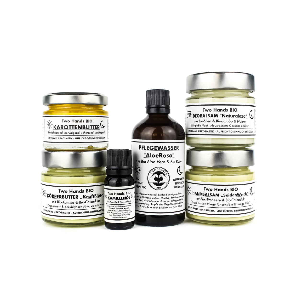 Pflegeset Sensible Haut "FeinWesen"  - Bio-Vegane Urkosmetik