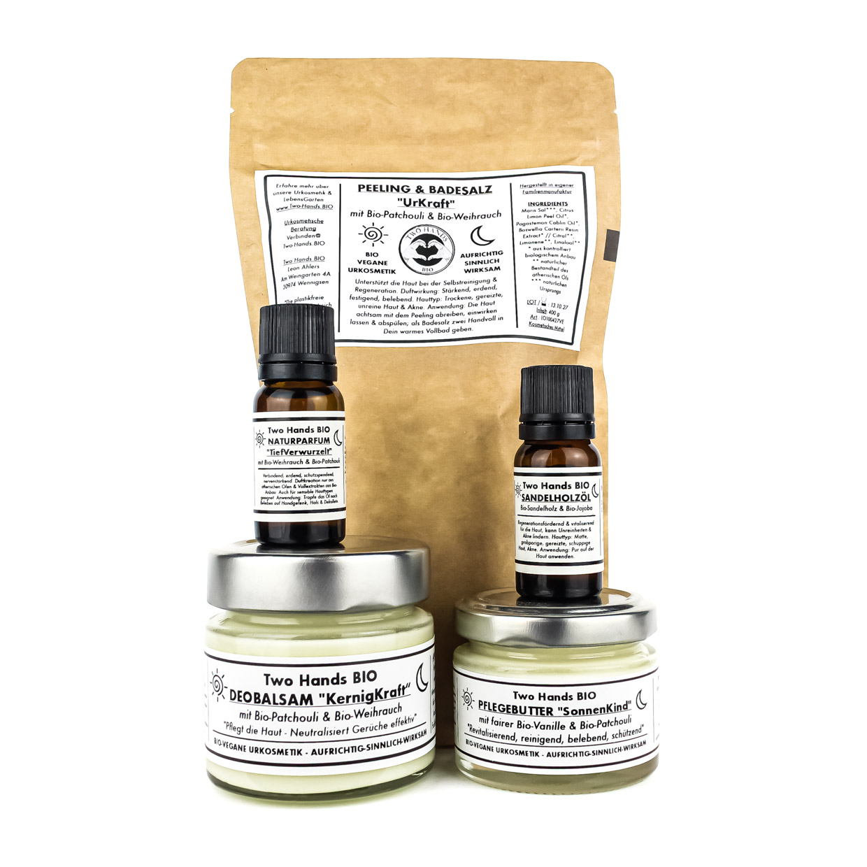 Aromatherapie-Set „Erdung“ - Bio-Vegane Urkosmetik