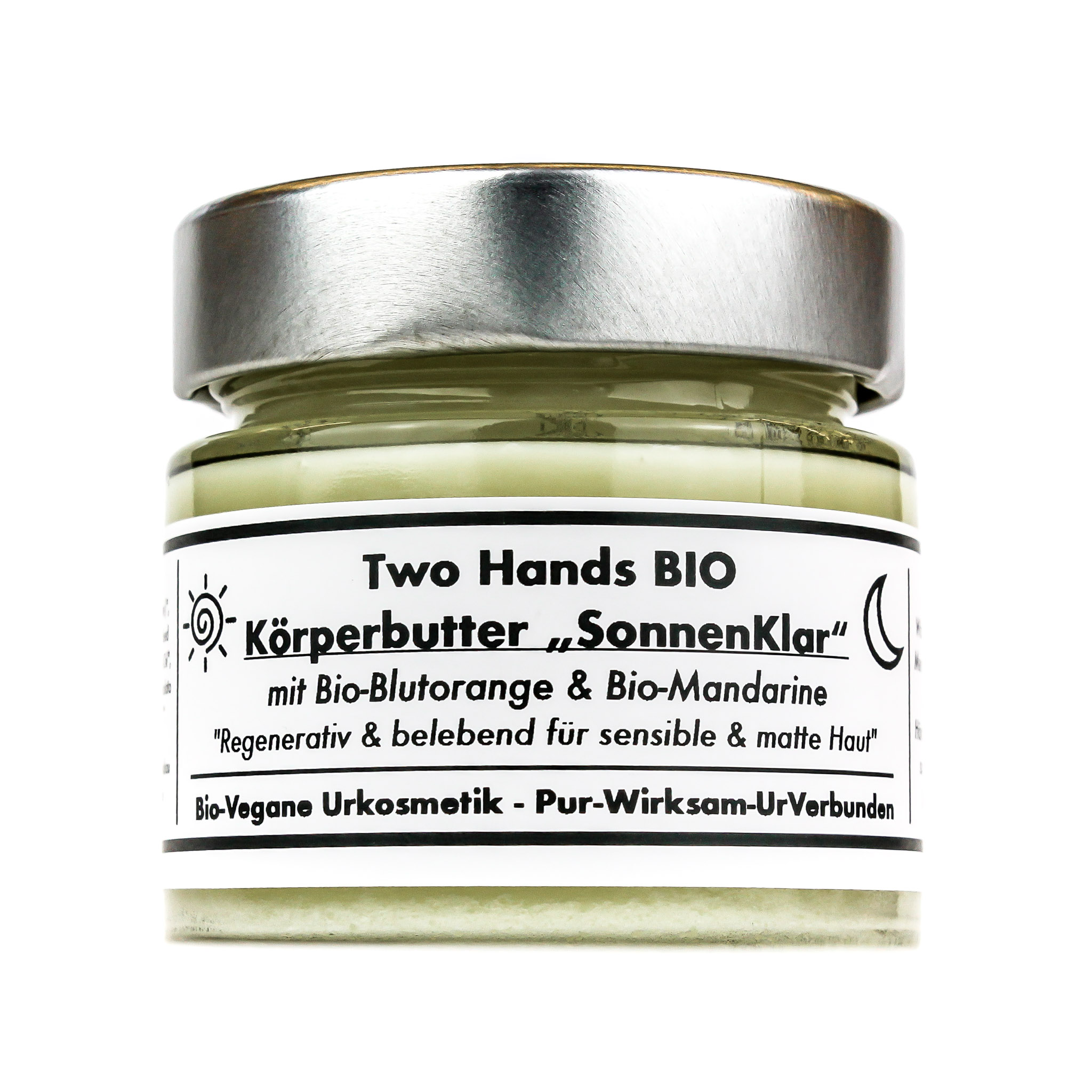 KörperBalsam „SonnenKlar“ mit Bio-Mandarine & fairem Bio-Weihrauch - für Gesicht & Körper - Bio Vegan